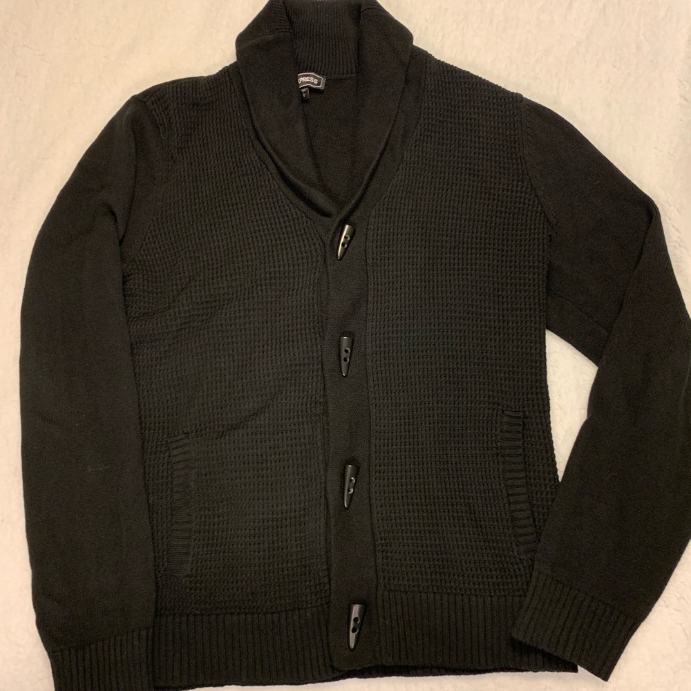 Express Black Sweater with pockets (Large)
